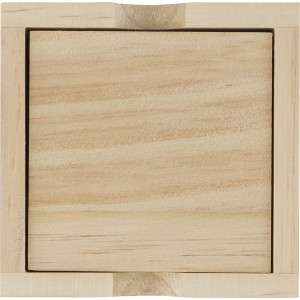 Pine wooden mini Sudoku set Kenza, brown