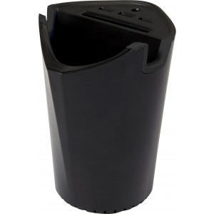 Plastic 3-ports cup holder, black (Car accesories)