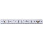Plastic foldable ruler Leon, white (710433-02)