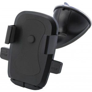 Plastic mobile phone holder Laurine, black (Car accesories)