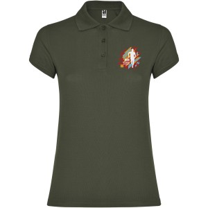 Star short sleeve women's polo, Venture Green (Polo short, mixed fiber, synthetic)