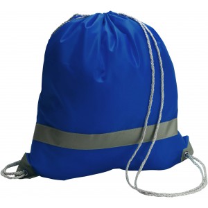 Polyester (190T) drawstring backpack Sylvie, cobalt blue (Backpacks)