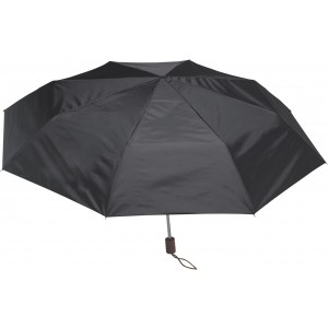 Polyester (190T) umbrella Janelle, black (Foldable umbrellas)