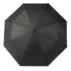 Polyester (190T) umbrella Janelle, black (Foldable umbrellas)