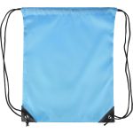 Polyester (210D) drawstring backpack Isolde, light blue (1204075-18)