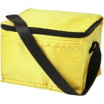 Polyester (210D) rectangular cooler bag, yellow (7651-06)