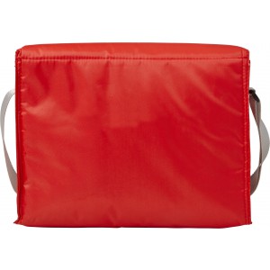 Polyester (420D) cooler bag Nikki, red (Cooler bags)