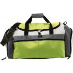Polyester (600D) sports bag, lime (3854-19)