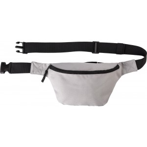 Polyester (600D) waist bag Leonardo, grey (Waist bags)