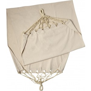 Polyester canvas hammock Ember, khaki (Beach equipment)