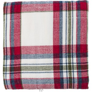 Polyester chenille (285 gr/m2) blanket Ayana, red (Blanket)