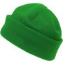 Polyester fleece (200 gr/m2) beanie Elliana, green