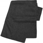 Polyester fleece (200 gr/m2) scarf Maddison, black (1743-01)