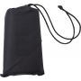 Polyester foldable blanket Amal, black