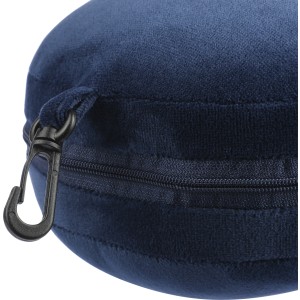 Polytester travel pillow Leontine, blue (Travel items)
