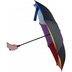 Pongee (190T) umbrella Daria, custom/multicolor (Umbrellas)