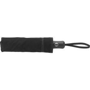 Pongee (190T) umbrella Kayson, black (Foldable umbrellas)