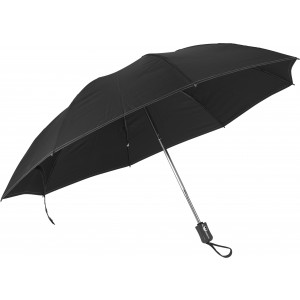 Pongee (190T) umbrella Kayson, black (Foldable umbrellas)