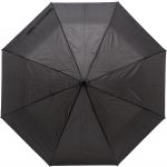 Pongee (190T) umbrella Zachary, black (9258-01)