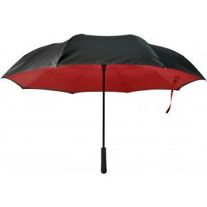 Pongee umbrella Constance, red (Umbrellas)