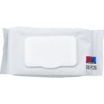 Pouch with 50 wet tissues (75% alcohol) Estella, white (9420-02)
