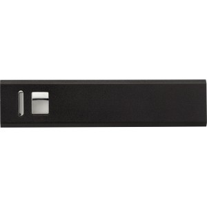 Aluminium power bank Kathy, black