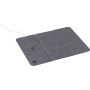 RPET wireless fast charger mousemat Selene, grey