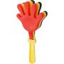 PP hand clapper Boris, black/yellow/red