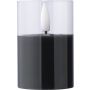 PP LED candle Serin, black