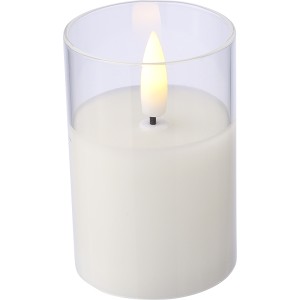 PP LED candle Serin, white (Candles)