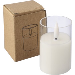 PP LED candle Serin, white (Candles)