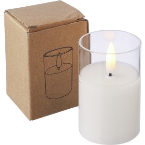 PP LED candle Serin, white (Candles)