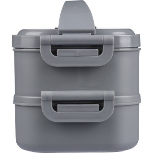 PP lunchbox Selwyn, grey (Plastic kitchen equipments)