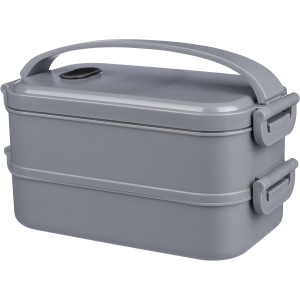 PP lunchbox Selwyn, grey (Plastic kitchen equipments)
