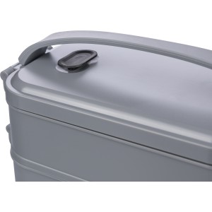 PP lunchbox Selwyn, grey (Plastic kitchen equipments)