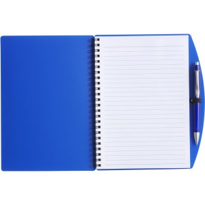 PP notebook with ballpen Solana, blue (Notebooks)