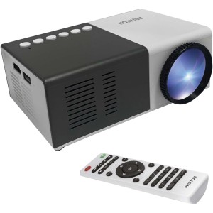 Prixton Cinema mini projector, Solid black, White (Speakers, radios)