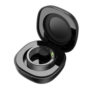 Prixton Orbyt smart ring, Black, size 8 (18,3 mm)