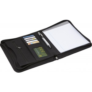 PU document folder Therese, black (Folders)