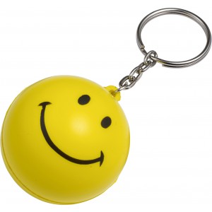 PU foam key holder Earl, yellow (Keychains)