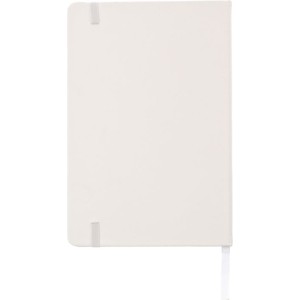 PU notebook (A5) Bradley, white (Notebooks)