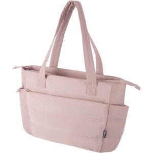 Puffer 15.6" GRS recycled laptop tote bag 18L, Dusty Pink