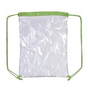 PVC drawstring backpack Kiki, lime (Backpacks)