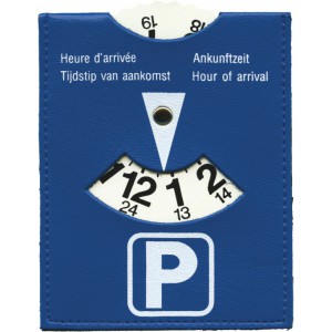 PVC parking disc Donovan, blue (Car accesories)