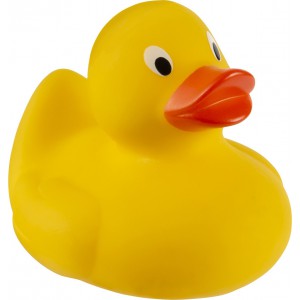 PVC rubber duck Mirta, yellow (Games)