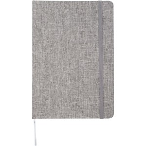 Ramona A5 cotton notebook, Grey (Notebooks)