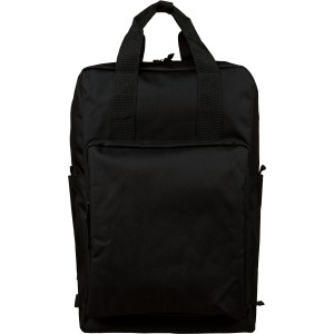 Recycled (900D) polyester backpack Amalia, black