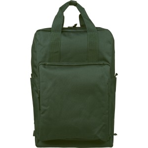 Recycled (900D) polyester backpack Amalia, green
