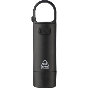 Recycled ABS mini flashlight Zai, black (Lamps)