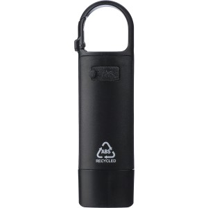 Recycled ABS mini flashlight Zai, black (Lamps)